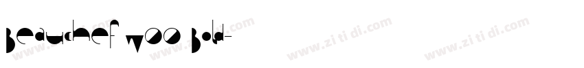 Beauchef W00 Bold字体转换 Beauchef W00 Bold字体转换